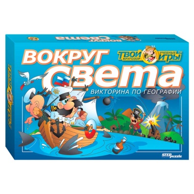 Настольная игра Викторина Вокруг света Step Puzzle 76401